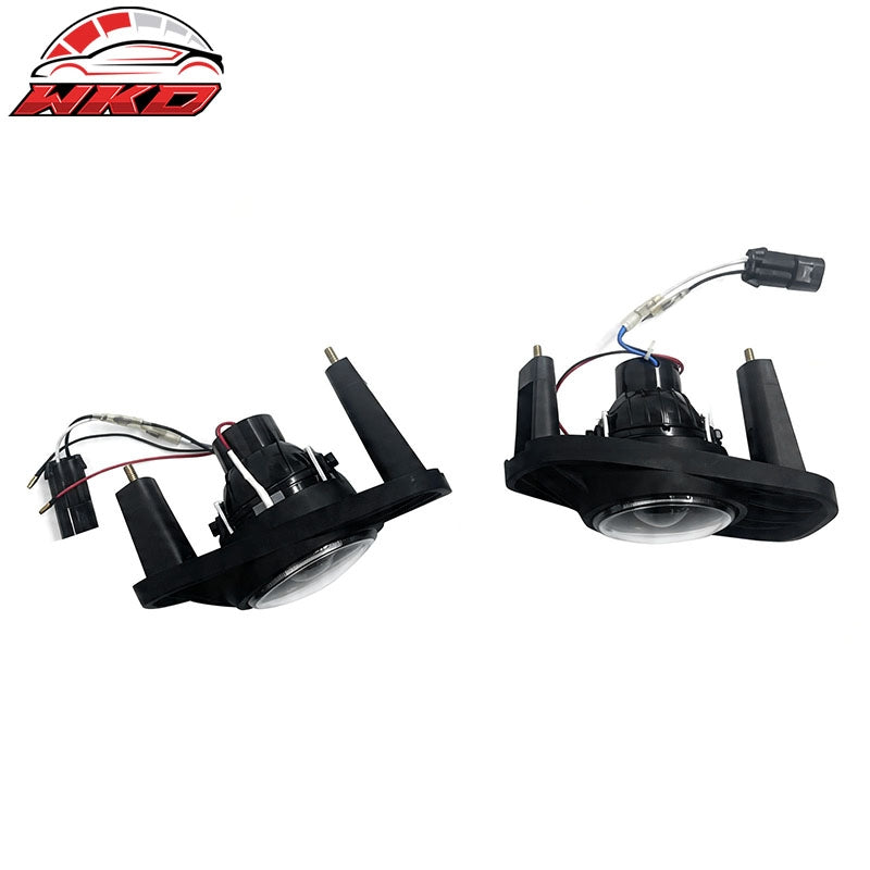 Fits 99-03 Jeep Grand Cherokee Fog Lights Black Housing Clear Lens Lamps Pair