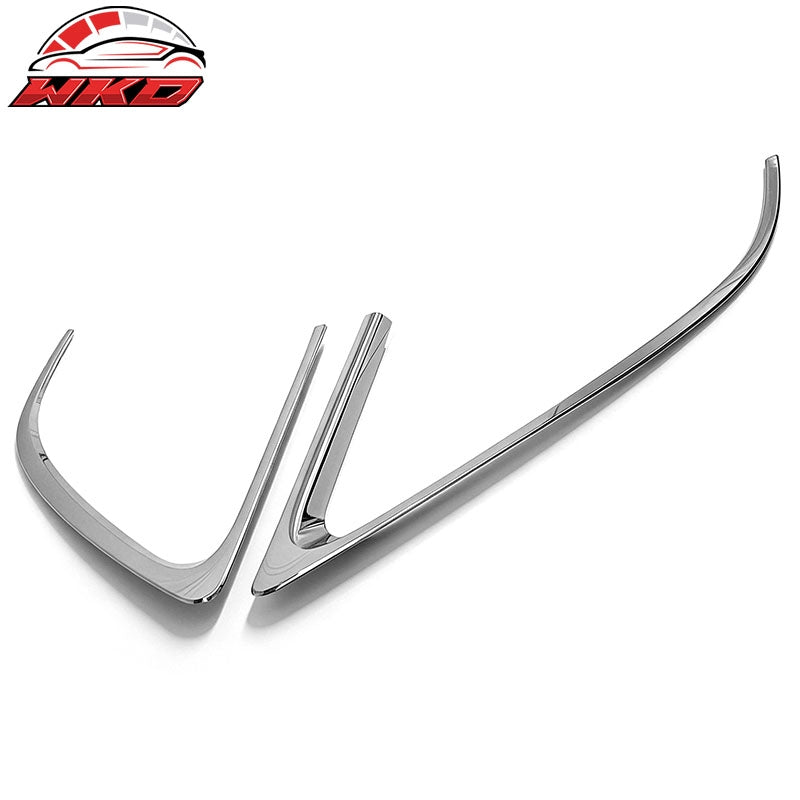Fits 2011-2015 Kia Sorento C Pillar Molding Trims Garnish Cover Chrome ABS 2PCS
