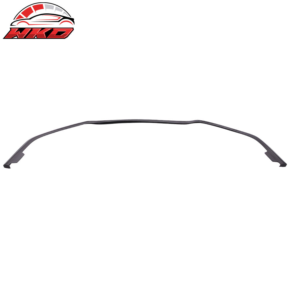 Fits 13-14 Subaru Legacy SM Style Front Bumper Lip Spoiler Unpainted Black PU