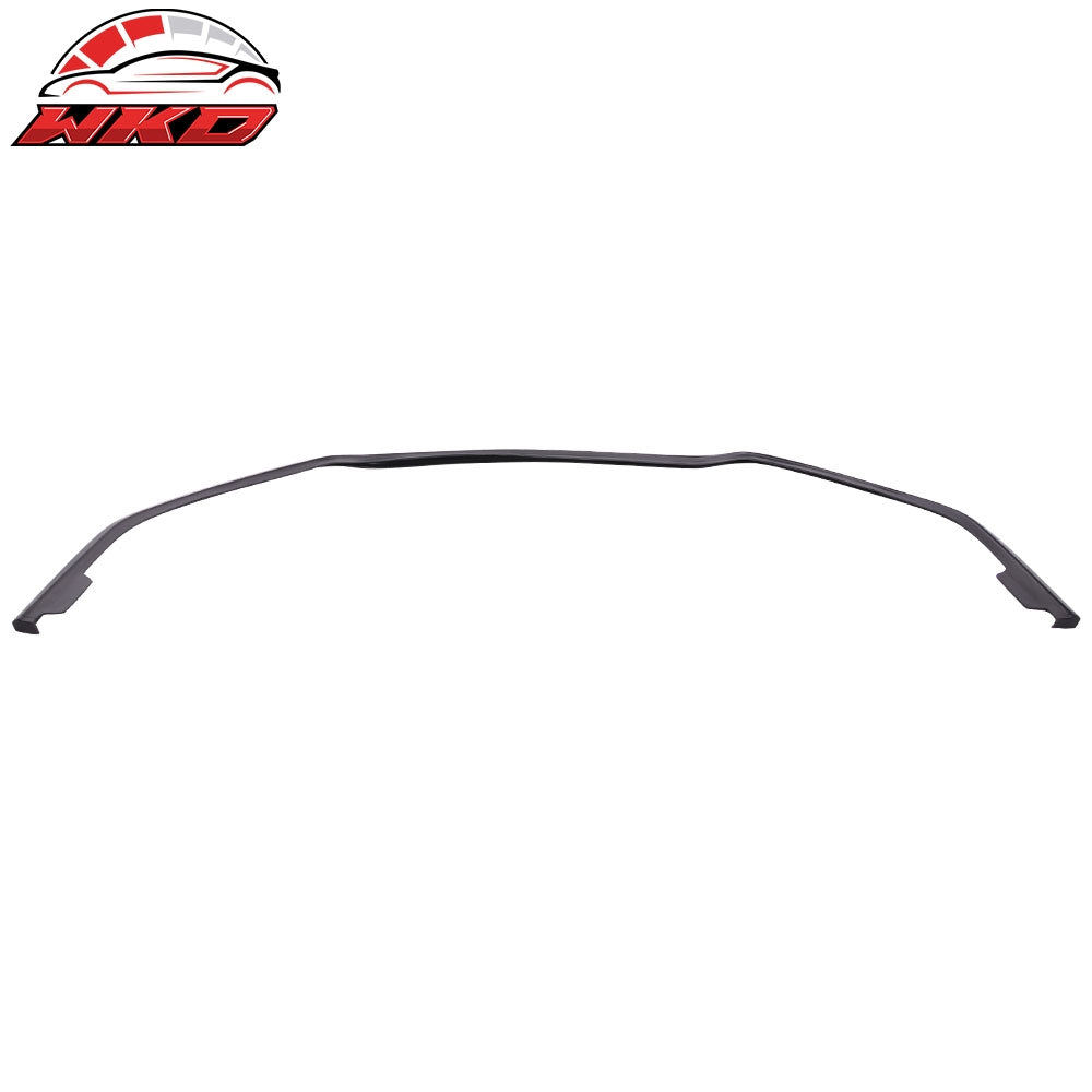 Fits 13-14 Subaru Legacy SM Style Front Bumper Lip Spoiler Unpainted Black PU