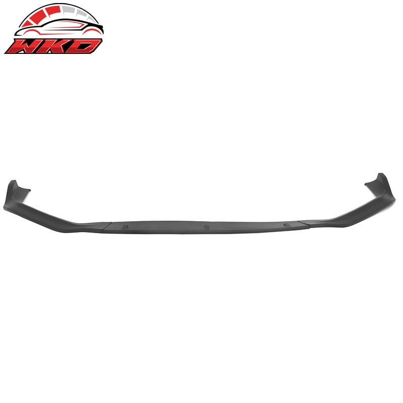 Fits 14-16 Lexus IS F Sport Sedan IKON 2 Style Front Bumper Lip Matte Black 3PCS