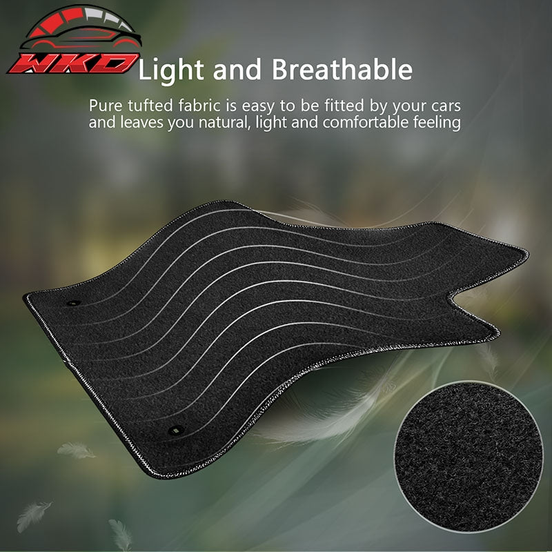 Fits 16-22 Lexus RX350 RX450H Nylon Black Floor Mats Carpet 4PC Set