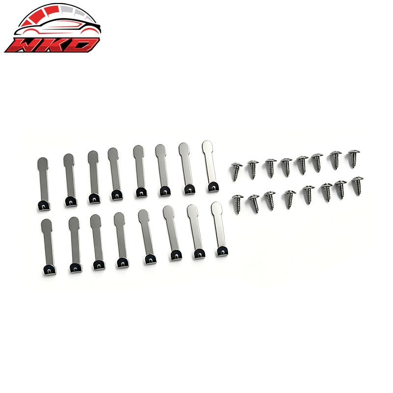 Fits 98-02 Lincoln Navigator 97-02 Ford Expedition Chrome Fender Flares Trim 4PC