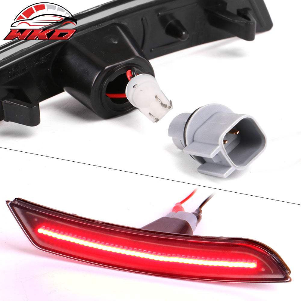 Fits 16-24 Chevy Camaro 15-19 Cadillac ATS Rear Side Corner Marker Light Red LED