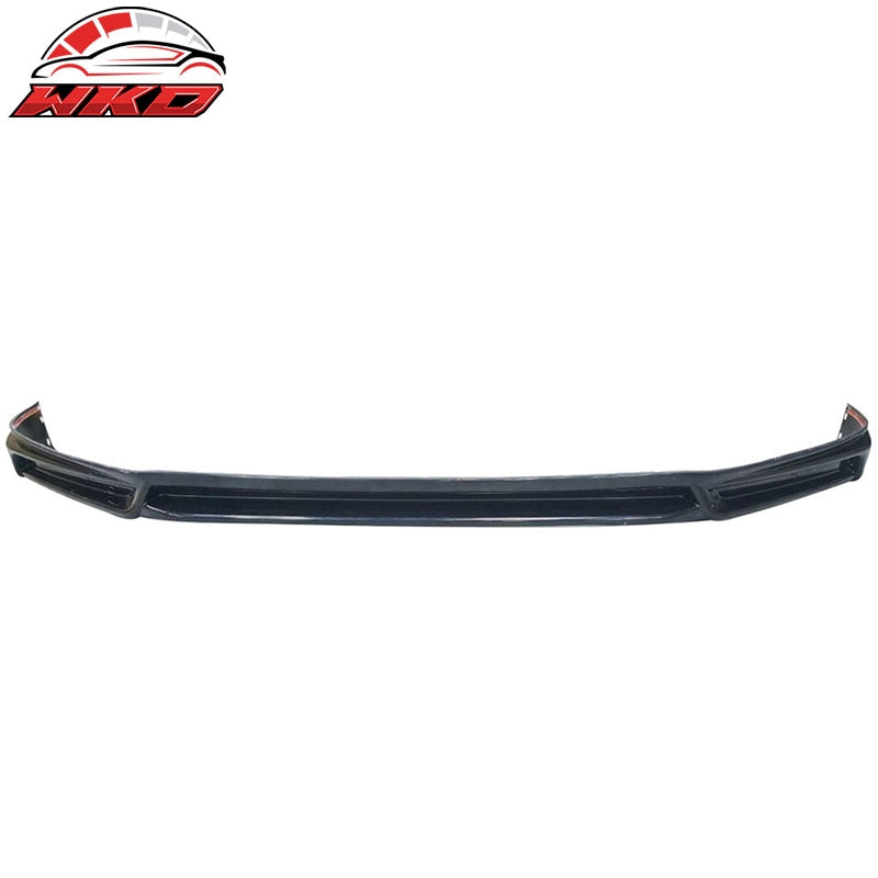 Fits 17-18 Mazda 3 MK Style Front Bumper Lip Spoiler Splitter Chin Unpainted ABS