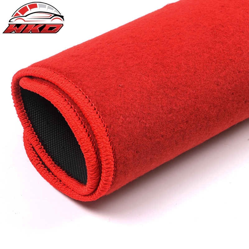 Fits 90-97 Mazda Miata MX-5 Car Auto Floor Mats Cargo Liner Nylon Red Carpet 2PC