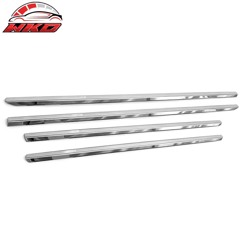 Fits 03-09 Mercedes-Benz E-Class W211 Sedan Window Belt Molding Trim 4PCS Set
