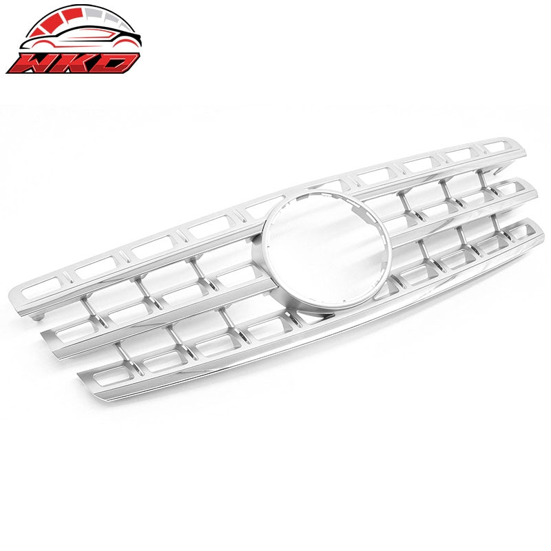 Fits 09-11 Mercedes-Benz ML Class W164 Chrome Front Upper Grille Replacement