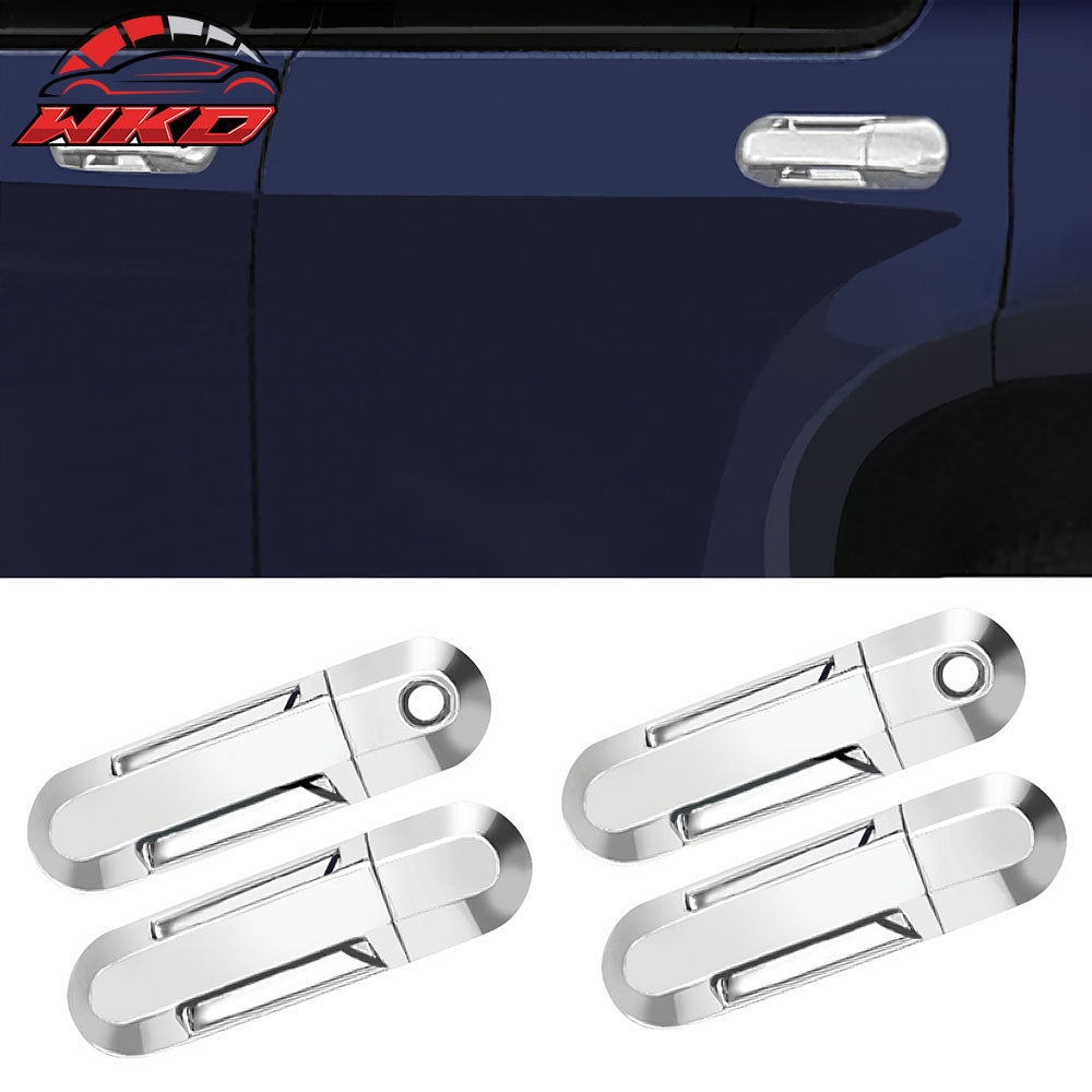 Fits 02-05 Mercury Mountaineer 4DR Door Handle Cover Trim W/1-Keyhole Chrome