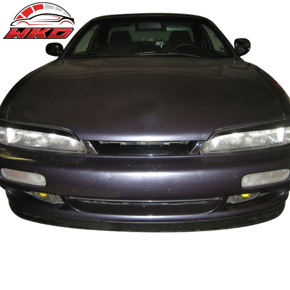 Fits 97-98 Nissan 240SX S14 Eyelids Paintable Surface Eyebrows