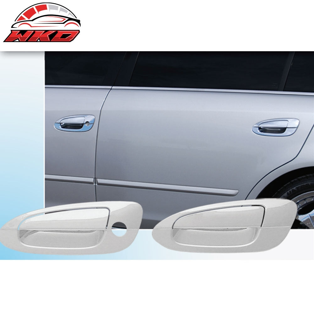 Fits 02-06 Nissan Altima 4PCS Front Rear Door Handle Cover W/1-Keyhole Chrome