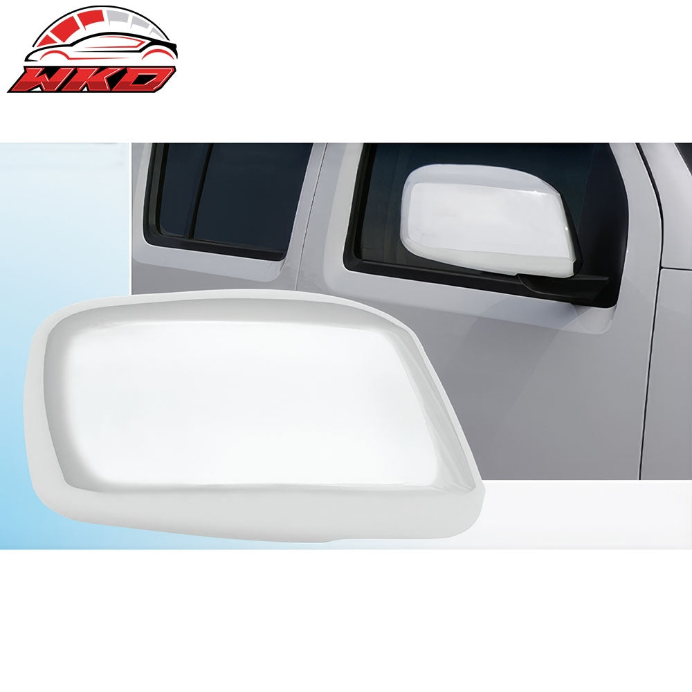 Fits 05-19 Nissan Frontier Pathfinder Xterra Equator Mirror Cover Cap ABS Chrome