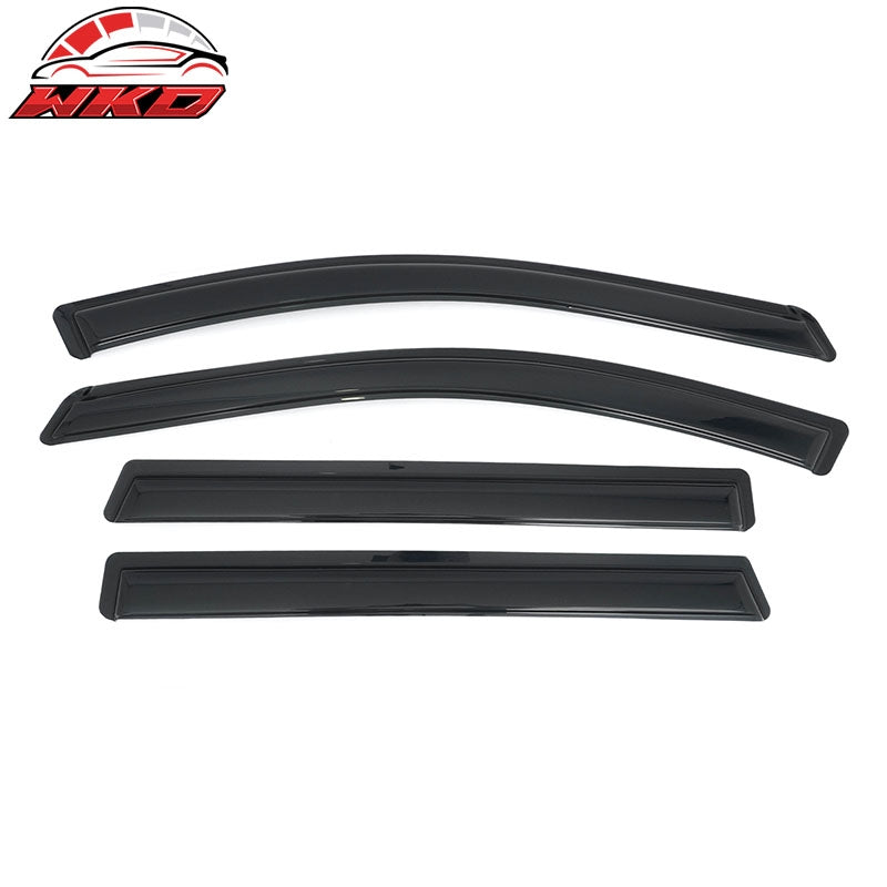 Wholesale 13-20 Nissan Pathfinder 4PCS Window Visors Smoke Acrylic Deflectors Guard - Wikond Auto
