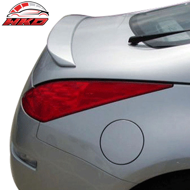 Fits 03-09 Nissan 350Z OE Style Rear Trunk Lid Spoiler Wing Lip Unpainted ABS