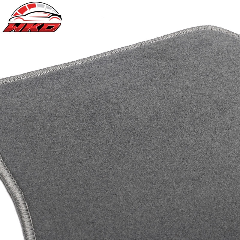 Fits 13-19 Nissan Sentra Gray Nylon Floor Mats Front Rear Carpets Liner Guard