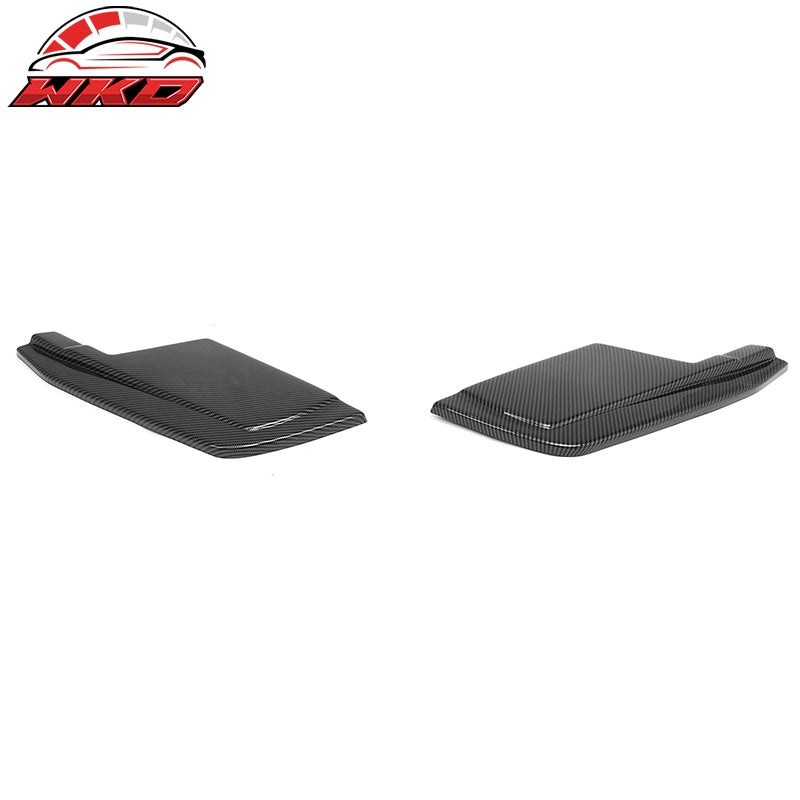 For 23-26 Nissan Z Carbon Fiber Print V Style Rear Bumper Side Corner Aprons Cap