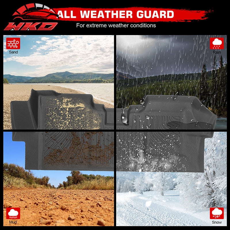 Fits 24-26 Ram ProMaster EV Front Anti-Slip Floor Mat All Weather TPE Carpet