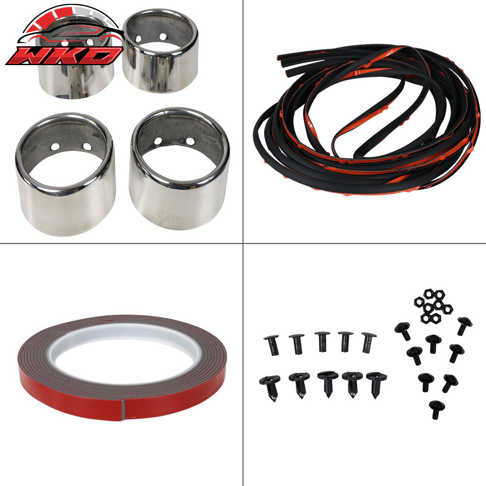 Fits 10-14 Hyundai Elantra Sonata Genesis Coupe OE Style Rear Bumper Diffuser PP