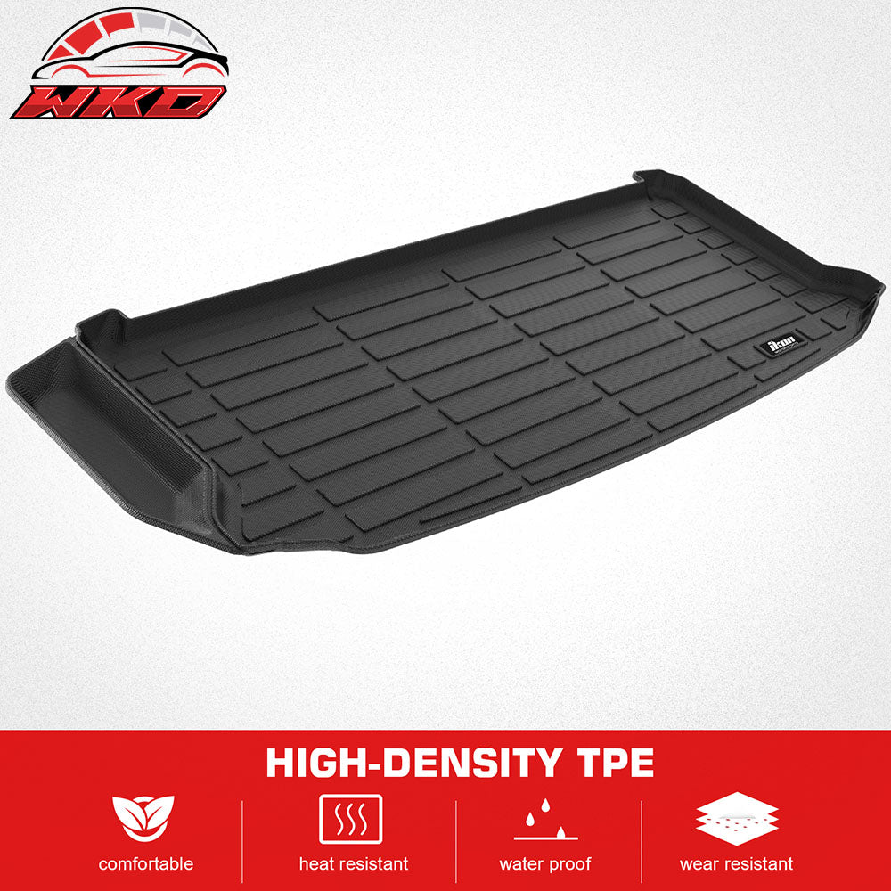 Fits 24-25 Toyota Grand Highlander TPE All Weather Rear Cargo Trunk Tray Mats