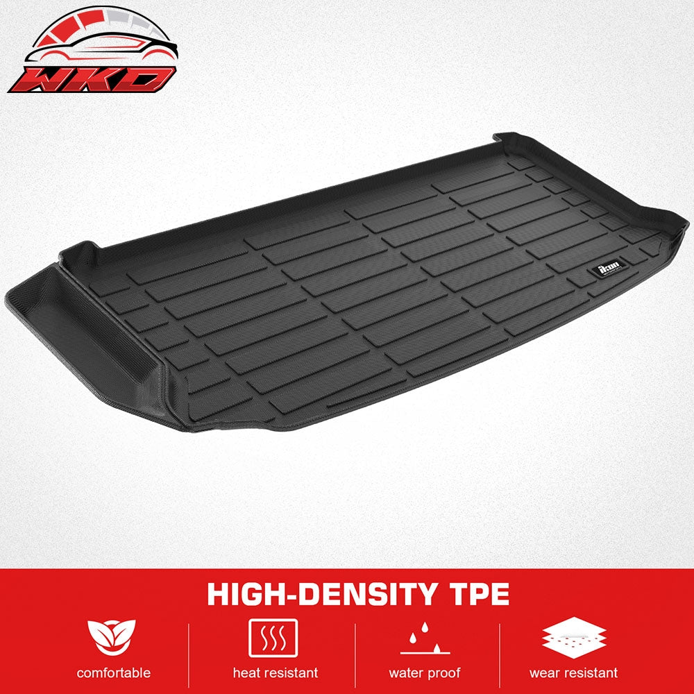 Fits 24-25 Toyota Grand Highlander TPE All Weather Rear Cargo Trunk Tray Mats