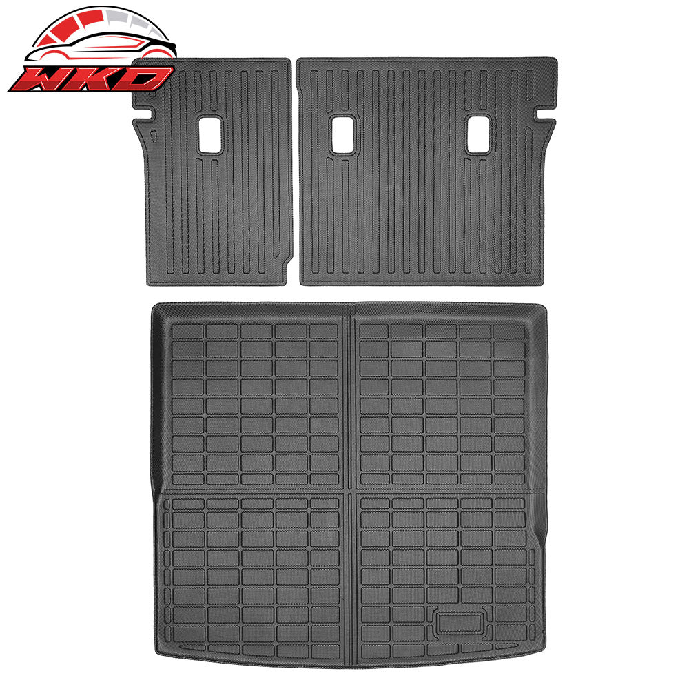 25-26 Volkswagen Tiguan TPE All Weather Rear Cargo Trunk & Backrest Mats | Wholesale