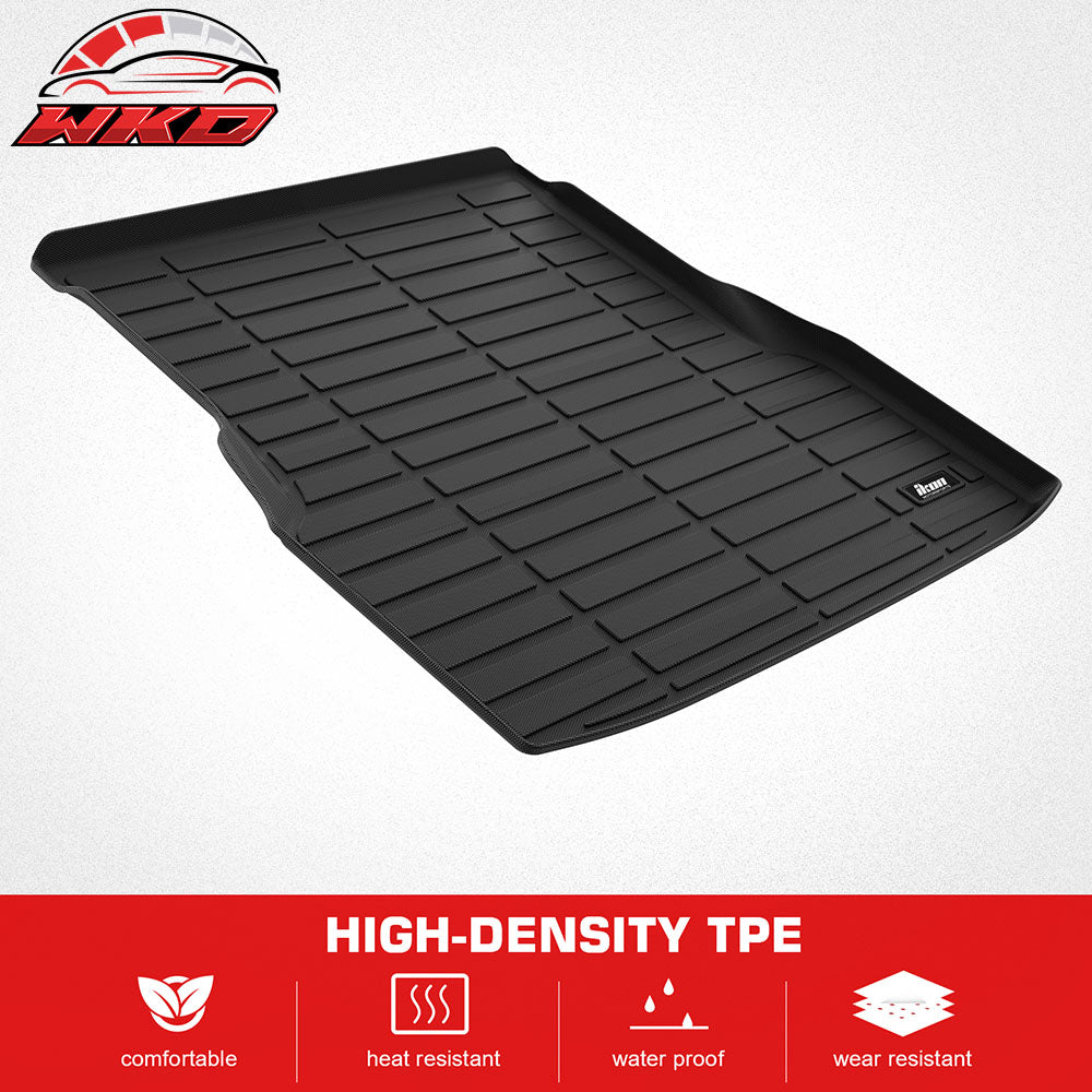 Fits 22-25 Benz V297 EQS Sedan TPE All Weather Waterproof Rear Cargo Trunk Mats