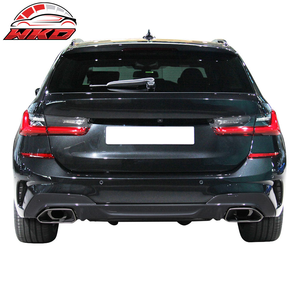 Fits 19-22 BMW G20 M340i Style Unpainted Rear Bumper Lip Diffuser