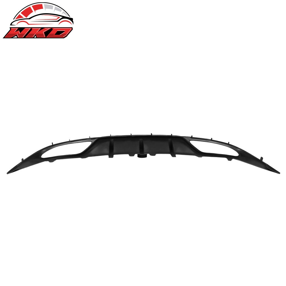Fits 13-20 Lexus GS350 GS200t GS300 Rear Bumper Lip Diffuser 3 Fins Unpainted PP