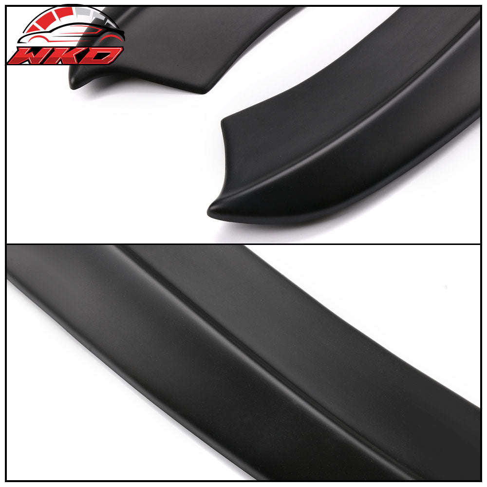 Fits 15-23 Dodge Charger Rear Bumper Lip Diffuser Side Apron Spat PP Matte Black