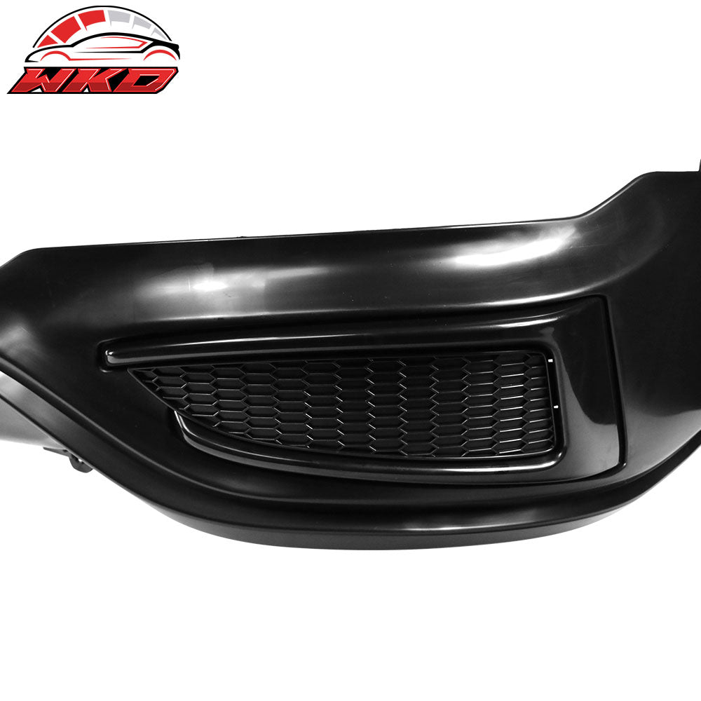 Fits 17-18 Hyundai Elantra SPW Style 6PCS Rear Bumper Lip Diffuser Unpainted PP