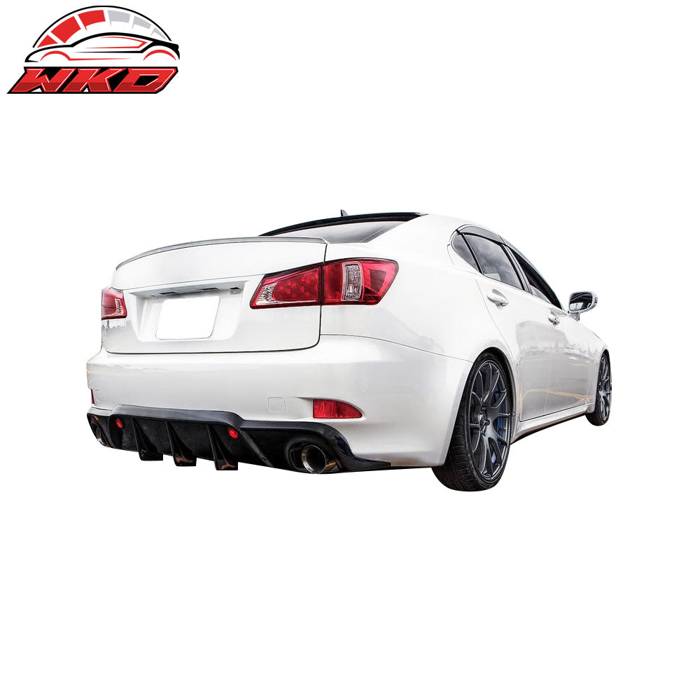 Fits 06-13 Lexus IS250 IS350 DMR Style Rear Bumper Lip Diffuser Body Kit - PP