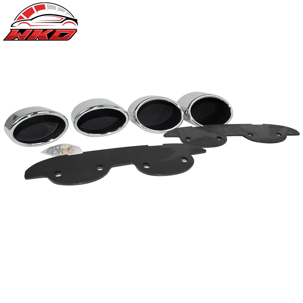 Fits 19-22 Toyota Corolla Rear Lip Diffuser & Apron & Muffler Tip Painted #218