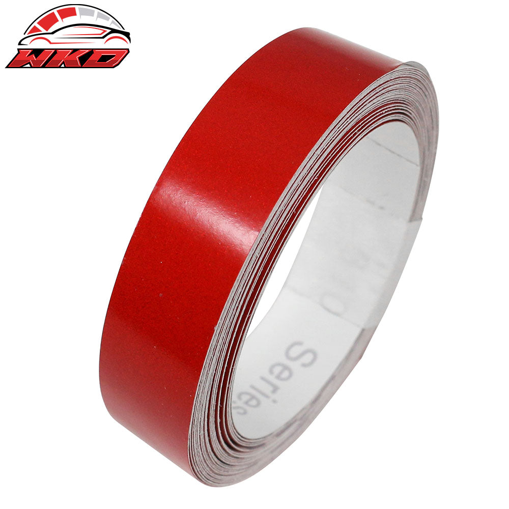 Fits 12-14 Dodge Charger SRT8 OE Style Rear Lip Diffuser w/ Red Reflective Tape