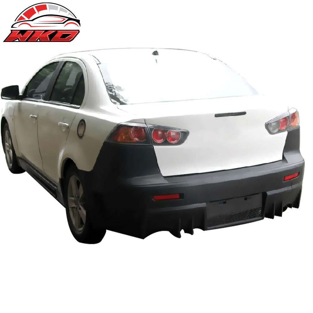 Fits 08-15 Mitsubishi Lancer FQ FQ440 Style Rear Lower Bumper Cover Conversion