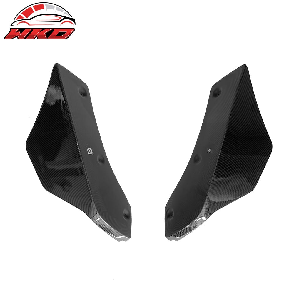 Fits 20-25 Toyota GR Supra A90 A91 Rear Bumper Splitters AG Carbon Fiber Print