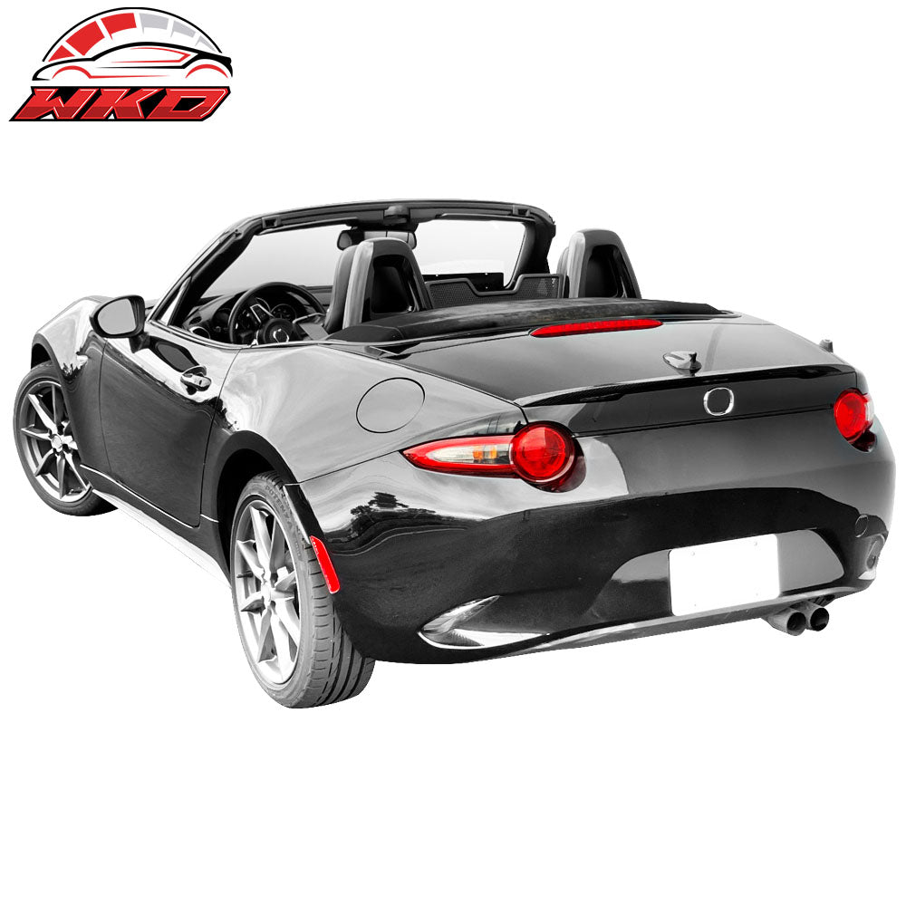 Fits 16-25 Mazda MX-5 Miata ND Performance Rear Trunk Spoiler Matte Carbon Fiber