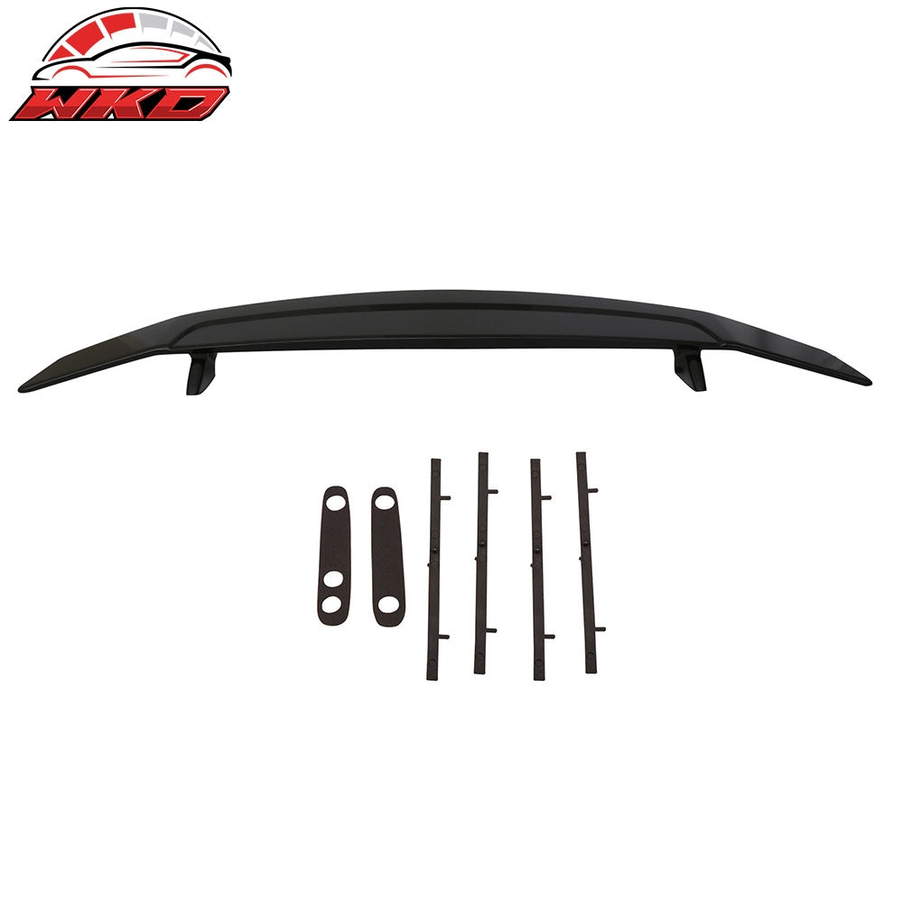 Fits 13-16 Dodge Dart IKON Style Trunk Spoiler W/LED 3RD Brake Light Gloss Black