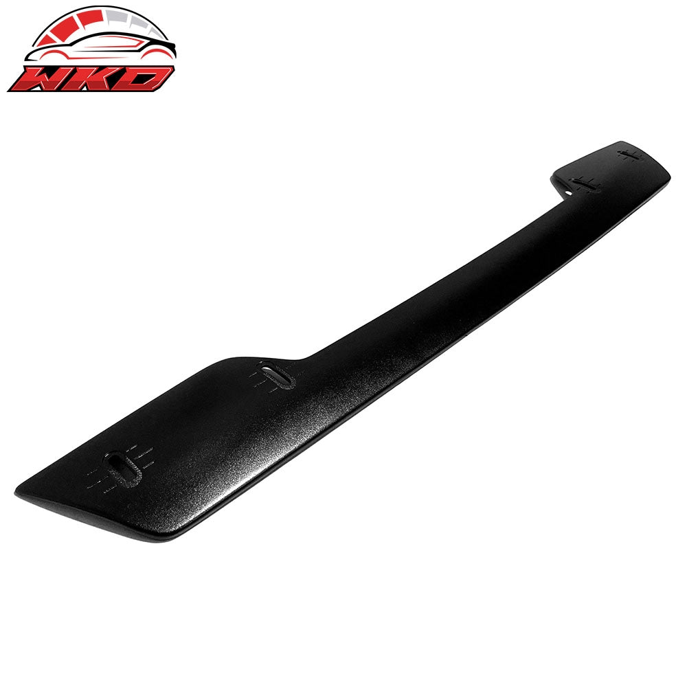 Universal 40" Unpainted Black Rear Spoiler Wickerbill Gurney Flap Wicker Bill