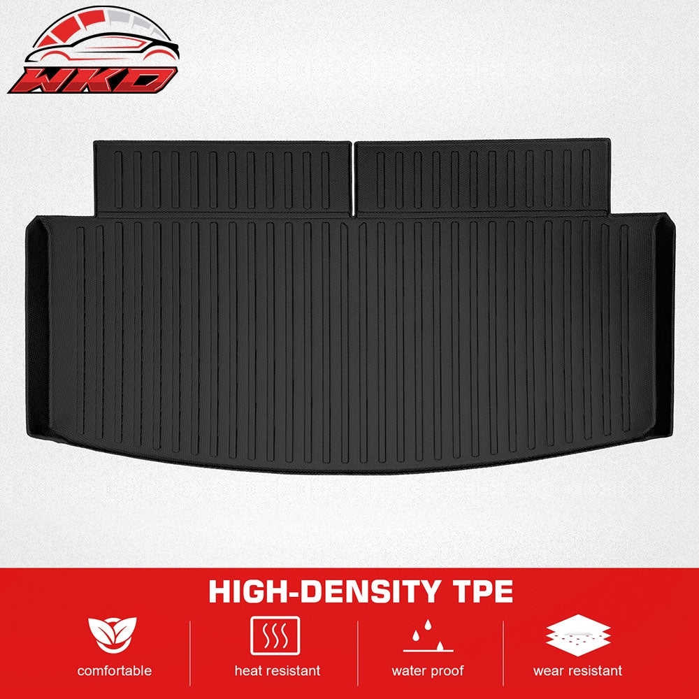 Fits 20-25 Ford Explorer All Weather 3D Rear Trunk Mat Cargo Liner Cover TPE