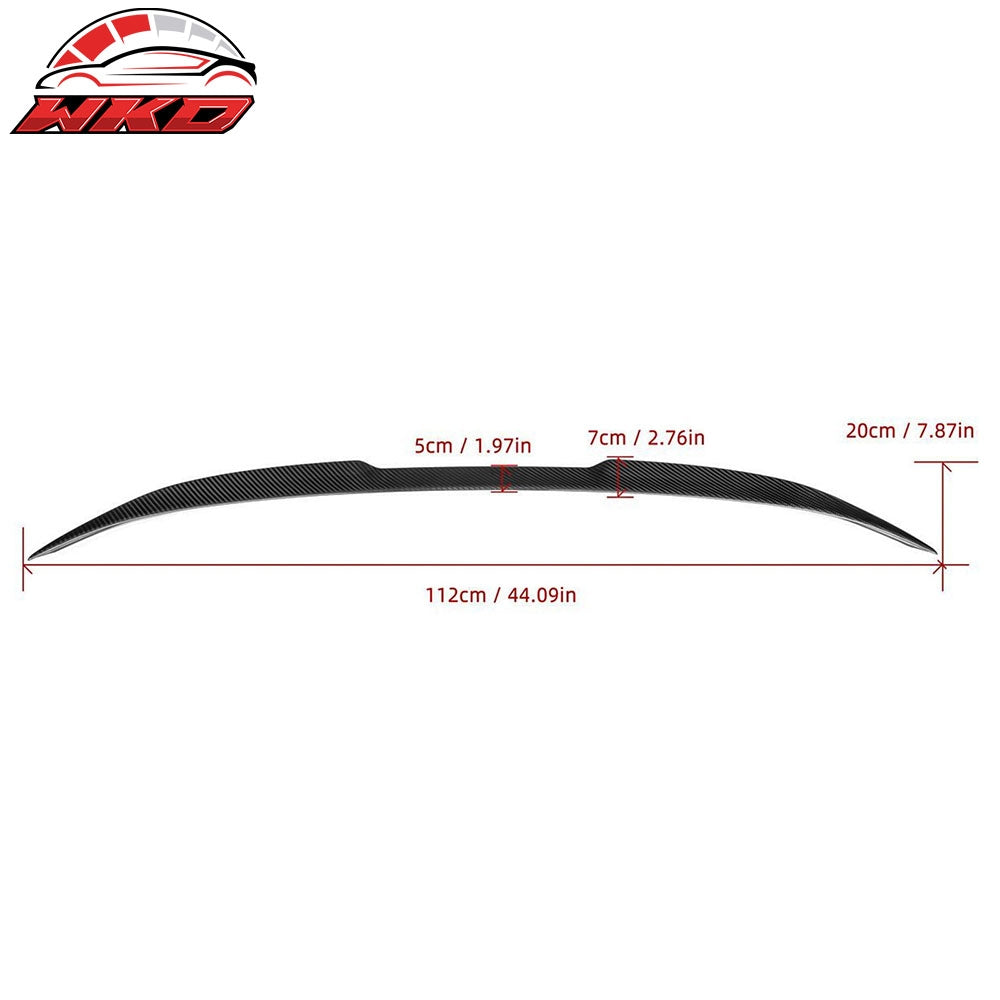 Dry Carbon Fiber For 22-25 BMW G42 G87 2 Series 2DR VS Style Rear Trunk Spoiler