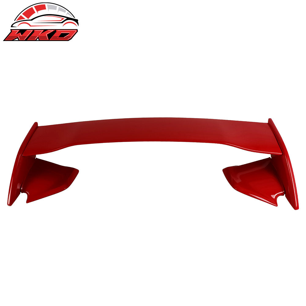 Fits 22-25 Subaru WRX 5th VB STI Style Rear Trunk Spoiler Painted #DCK Red 5PCS