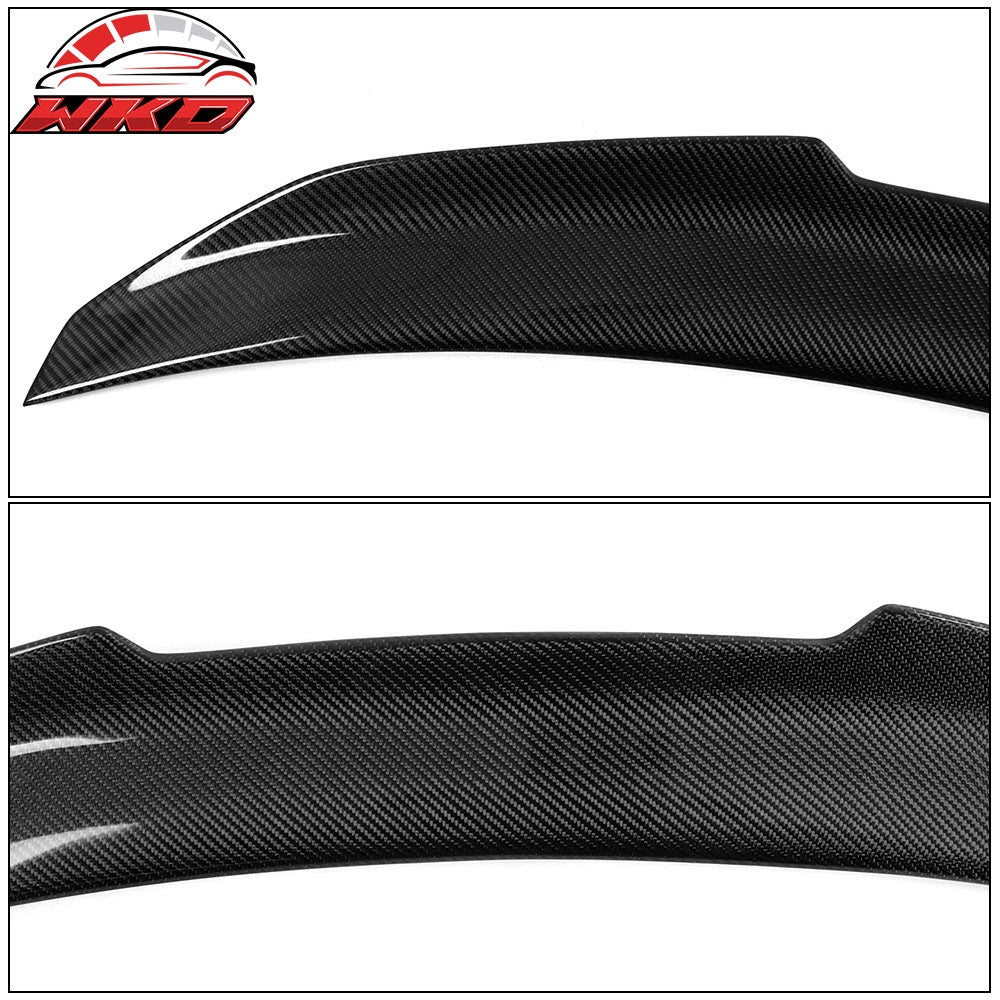 Fits 21-26 BMW G80 M3 PSM Style Rear Trunk Spoiler Wing Real Carbon Fiber