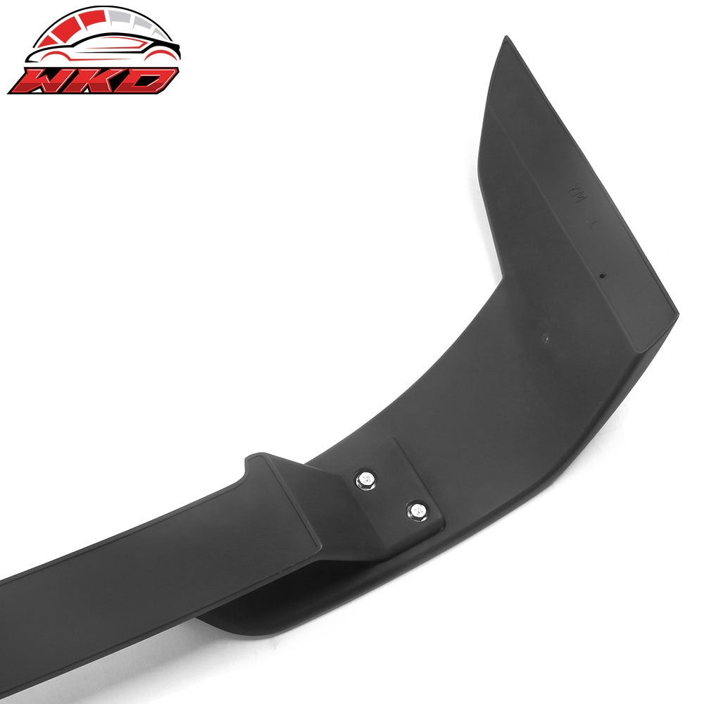 Fits 21-25 Ford Mustang Mach-E 3PCS Rear Trunk Spoiler Wing Lip ABS Matte Black