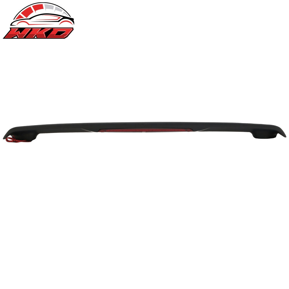 Fits 03-08 Toyota Corolla OE Style LED Brake Rear Trunk Spoiler Wing Matte Black
