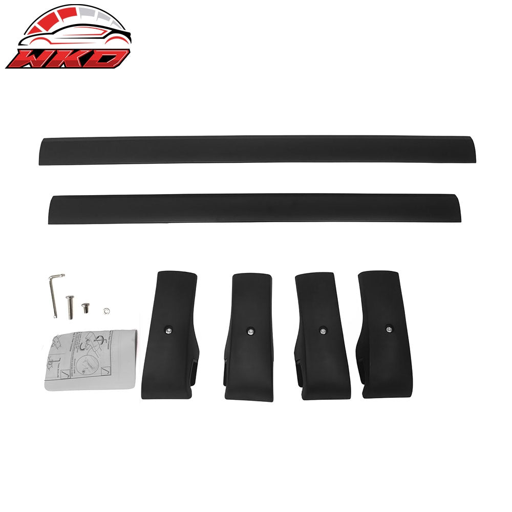 Fits 14-23 Jeep Cherokee 4DR Aluminum Roof Rack Rail Luggage Carrier Cross Bars