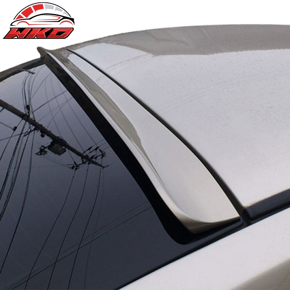 Fits 11-16 BMW F10 5 Series 4DR Sedan Roof PUF Spoiler (L) Unpainted Black