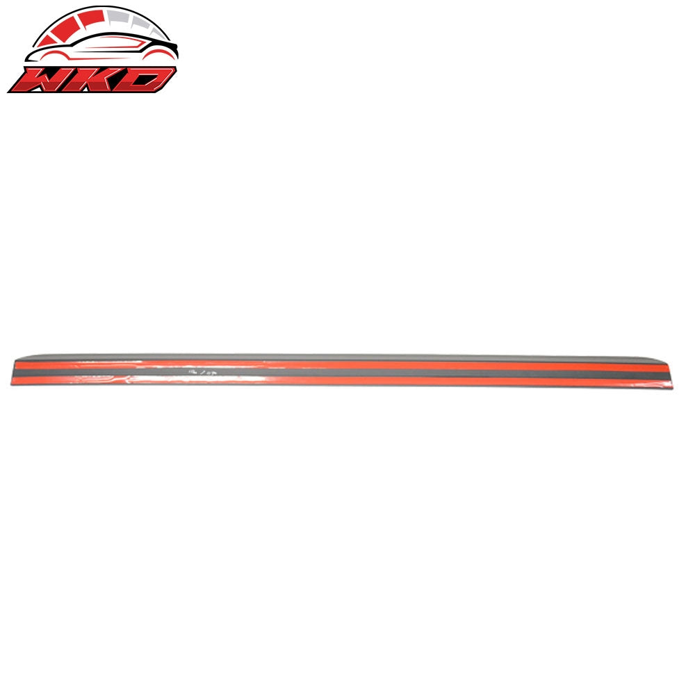 Fits 06-11 BMW E90 3-Series 4Dr Sedan Unpainted Black Roof Spoiler - PUF