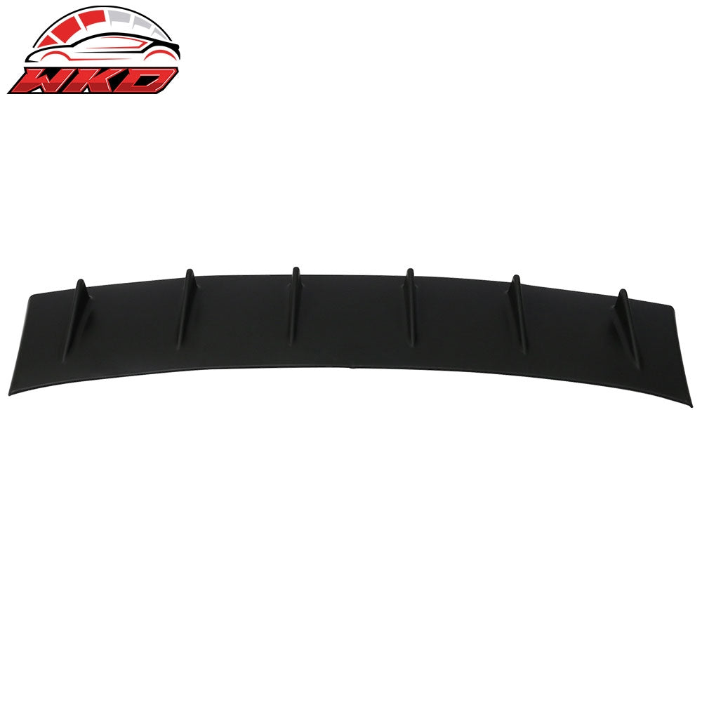 Fits 02-07 Subaru Impreza WRX STi 4Dr Roof Spoiler V Style Matte Black