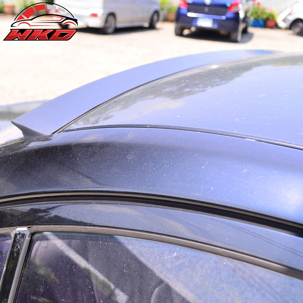 Fits 02-05 Audi A4 B6 VRS Style Roof Spoiler Unpainted Black - PUF