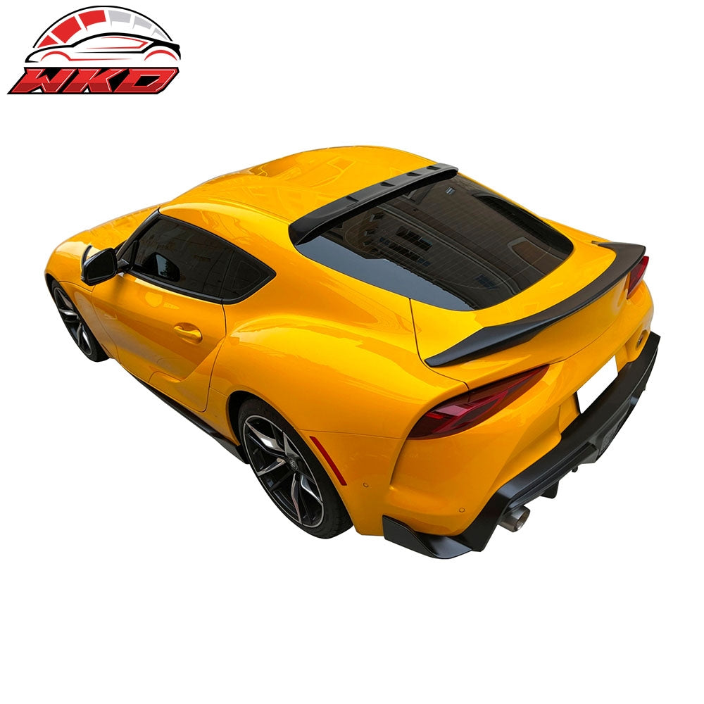 Fits 20-25 Toyota GR Supra MK5 Rear Roof Window Spoiler Wing Painted #202 Black